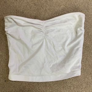 White Garage tube top